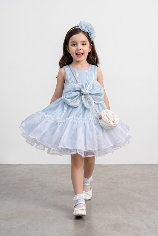 Bluebell Bow Princess Dress